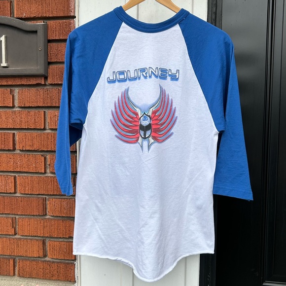 Vintage Other - Vintage 2001 Journey Arrival band tour concert tee shirt raglan baseball Y2K